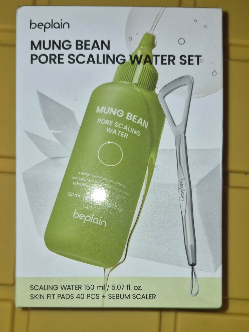 Mung Bean Pore Scaling Water Set - Green